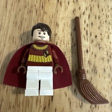 Lego Oliver Wood 4737 Harry Potter Minifigure W/ Broom