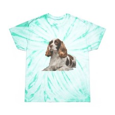French Spaniel Classic Tie-Dye Tee, Cyclone