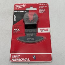 Milwaukee OPEN-LOK Diamond Max Diamond Grit Grout Removal Oscillating Multi-Too