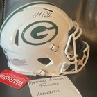 Matthew Golden Green Bay Packers Autographed Original Football Helmet BAS