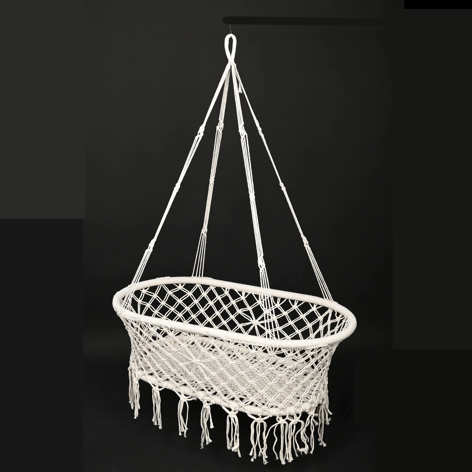 Baby Hammock Swing Foldable Portable Cradle Natural Woven Basket Bed
Opens in a new window or tab
