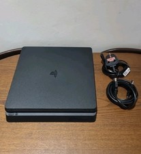 Sony PlayStation 4 PS4 Slim 500GB Black Console Tested & Working - *Loud Fan*