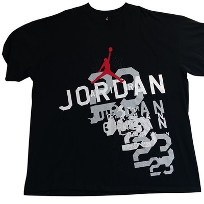 Nike Air Jordan Vintage Tee Mens XXL Black Take Flight 23 Jumpman Basketball