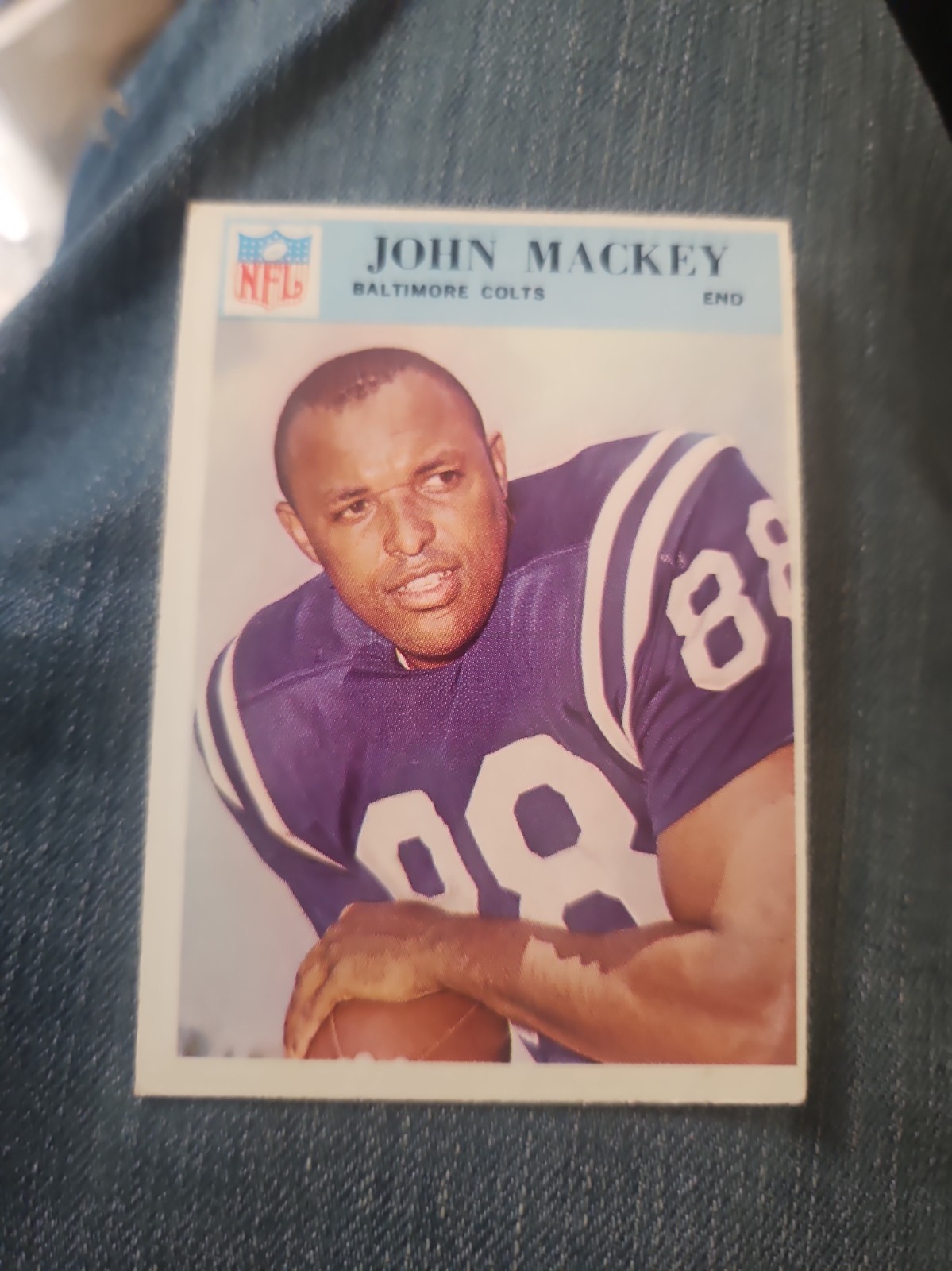 1966 PHILADELPHIA #18 JOHN MACKEY COLTS EX