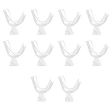 10Pcs Cold Light Whitening Tray Orthodontic Braces Bracket Straightener Holder X