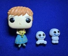 Funko Pop! Vinyl: Disney - Anna #156 with 2 Snowgies (Missing 1) - All Loose