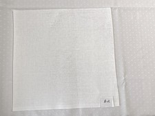 NEW cut of 32 ct. Belfast Linen:  "WHITE"  18" x 18"