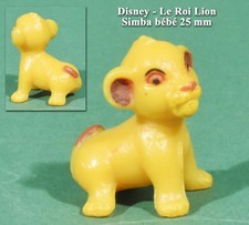 Disney, Le Roi Lion, figurine de Simba bébé, plastique 25 mm