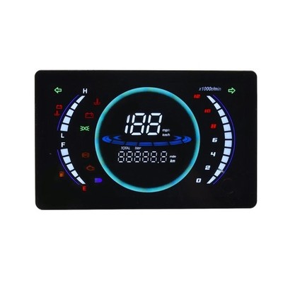 High Precise LED Digital Motorcycle Dashboard Speed RPM Gear Indicator 199km/h