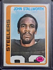 1978 Topps Rookie John Stallworth #320 Pittsburgh Steelers NFL Football Card. rookie card picture