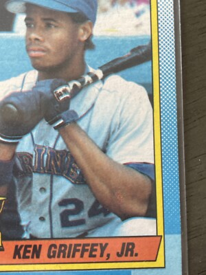 EXTREMELY RARE 1990 Topps Ken Griffey Jr 336 Multiple Error Card