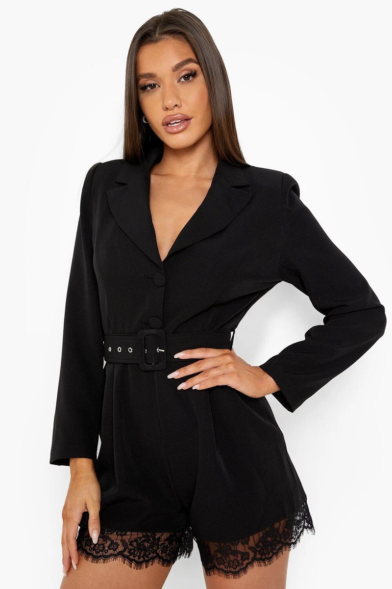Blazer playsuit best sale black