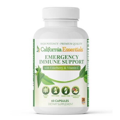 Crisis Shield Immune Support 60 Caps | Rapid Emergency Wellness, Vitamins Boost