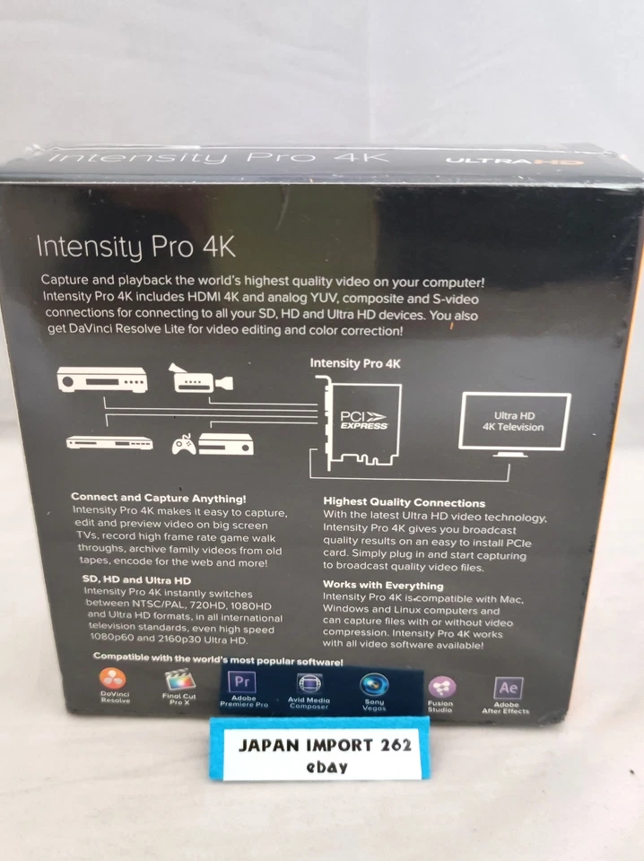 Blackmagic Design Capture Card Intensity Pro 4K 003062 - Image 2 of 4