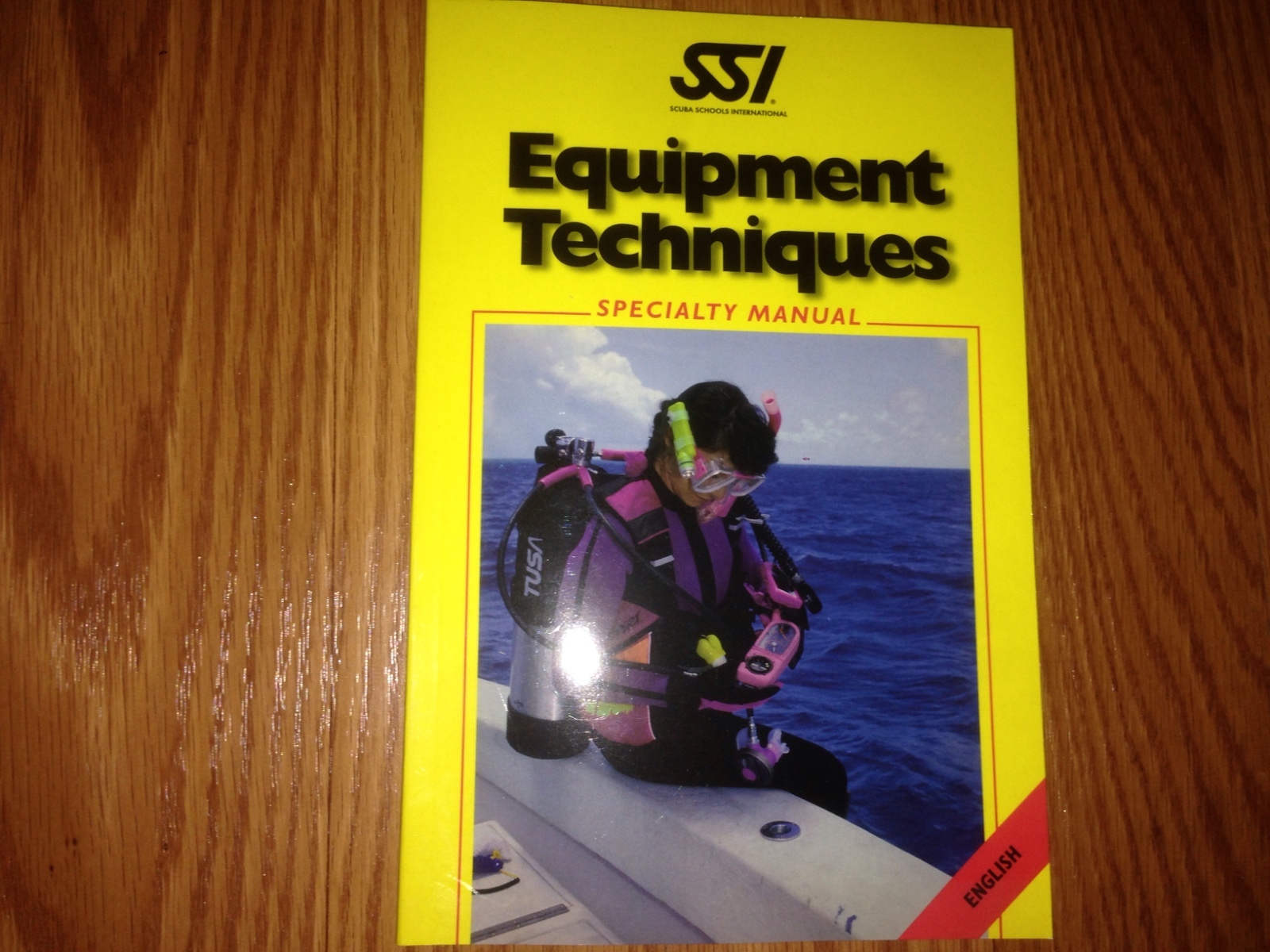 Scuba Schools International Equipment Techniques Specialty Manual Dive