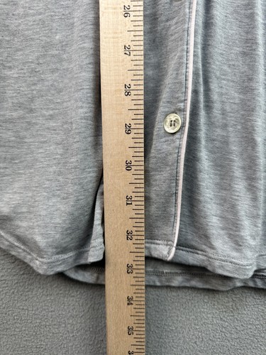 Eberjey Gisele Sleepshirt Dress Small Gray Tencel Modal Lounge Relaxed $128 - Picture 6 of 6