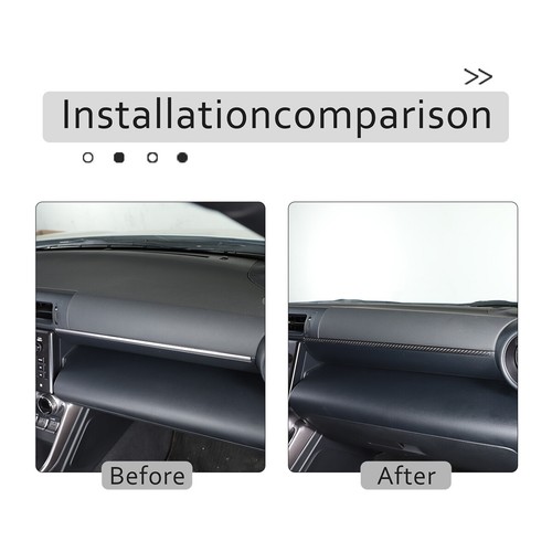 Carbon Fiber Co-Pilot Central Dashboard Trim Fit For Toyotā 86/Subar-u BRZ 2022+ - Bild 8 von 11