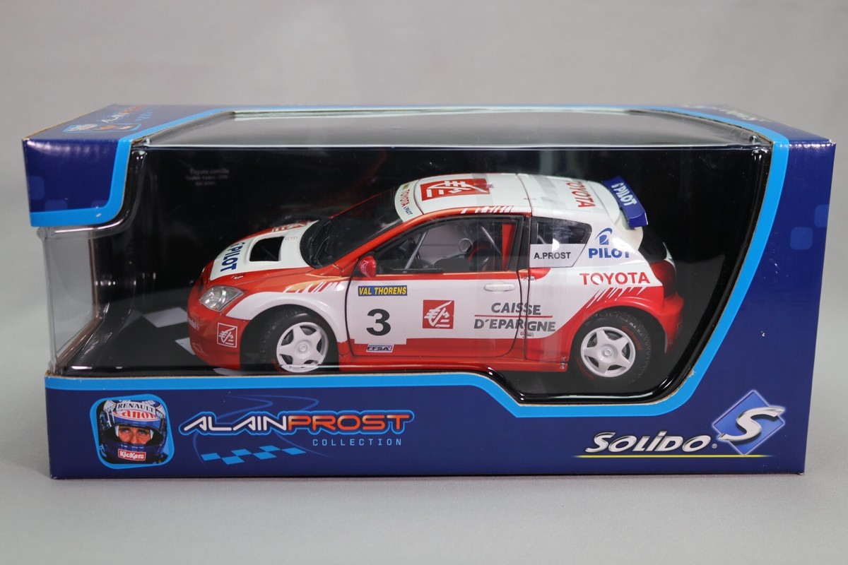 Toyota Corolla Trophee Andros 2006 A. Prost Collection Solido 1/18 Ref