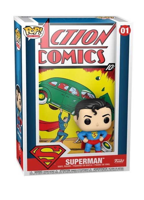 Funko Pop! Vinyl Comic Covers: Dc- Superman Action Comic #01