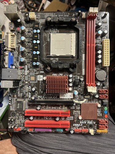 Biostar A880G+ AM3 Retro Gaming Motherboard no I/O shield