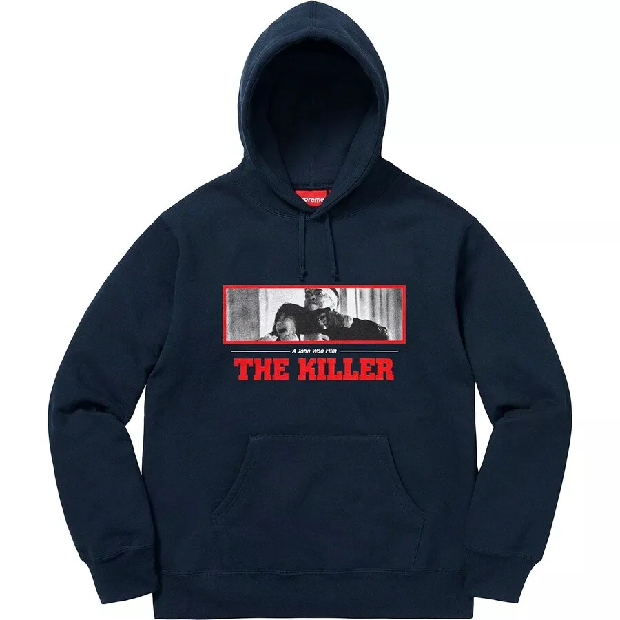 Sweat à capuche Supreme The Killer Navy Light Olive F/W 18