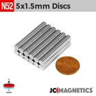 5mm x 1.5mm N52 Super Strong Rare Earth Neodymium Magnet Disc 5x1.5mm