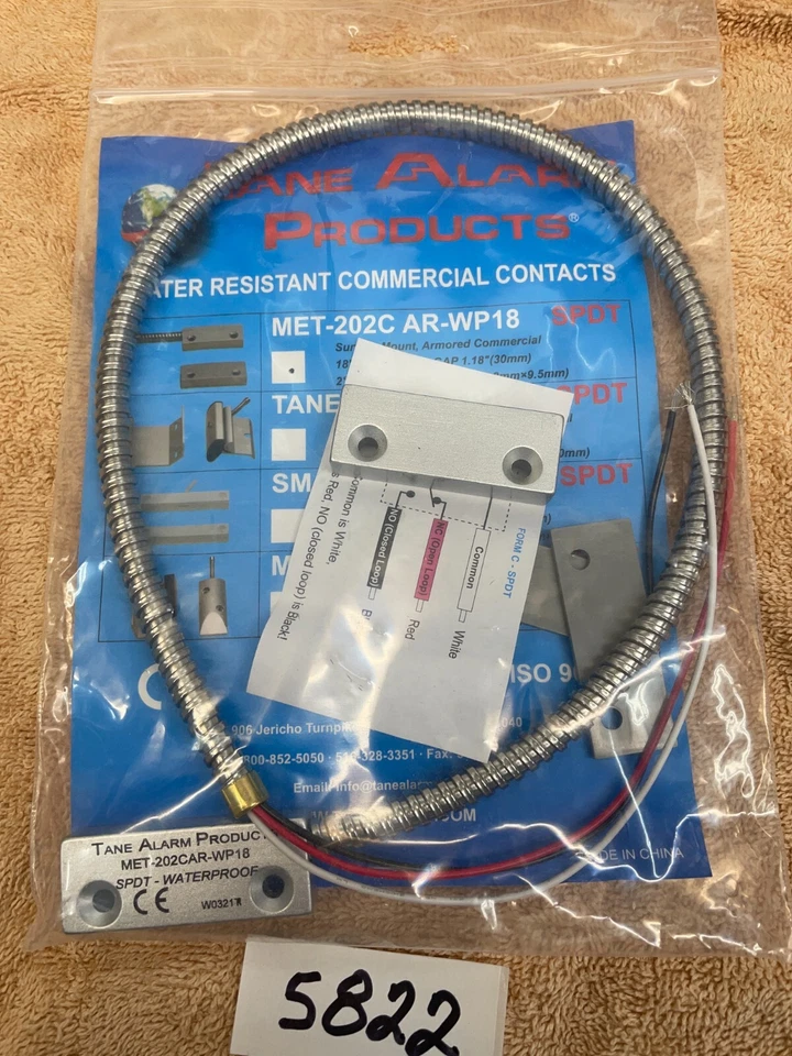 TANE NEW SPDT WATERPROOF CONTACT MET-202CAR-WP 18