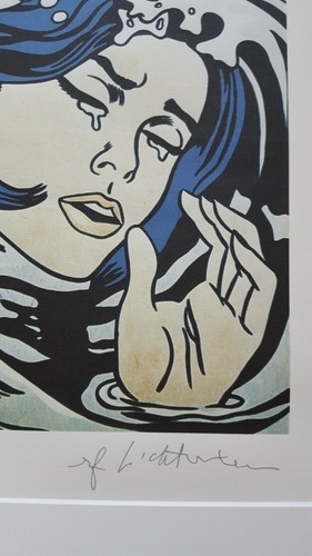 ROY LICHTENSTEIN - Drowing girl - Picture 2 of 3