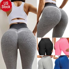 Women Anti-Cellulite Compression Push Up Yoga Pants Sport Leggings Gym Tik Tok