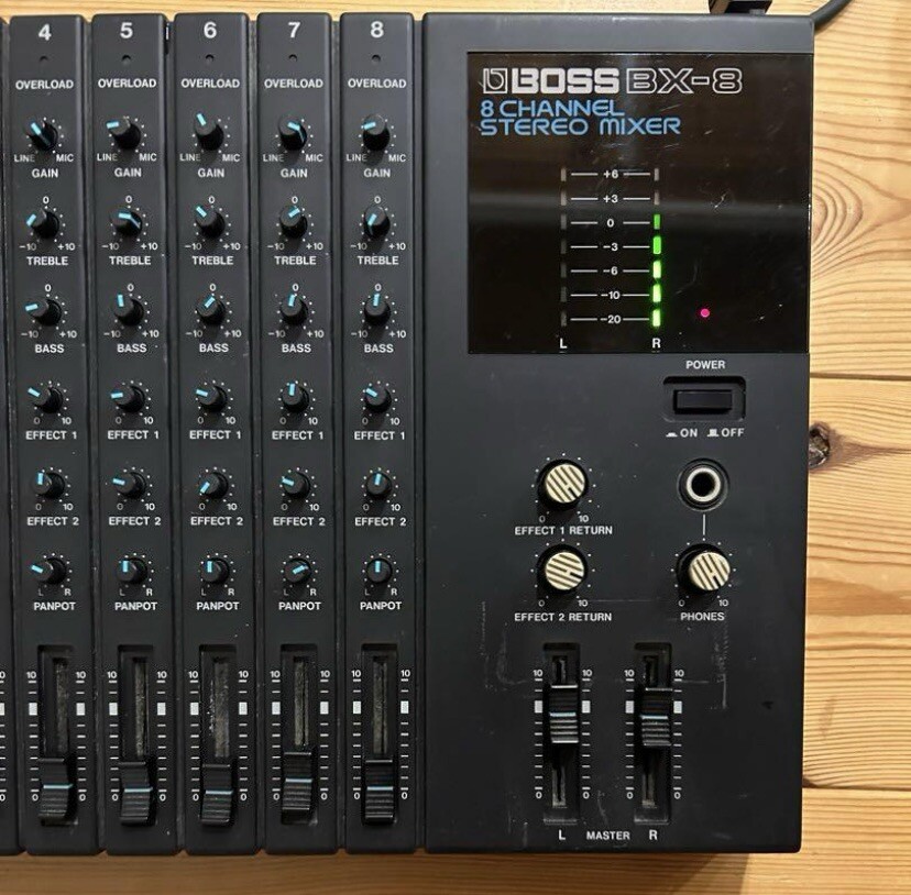 BOSS BX-8 8Ch Compact Stereo Mixer BX8 , Used , Free Ship , From