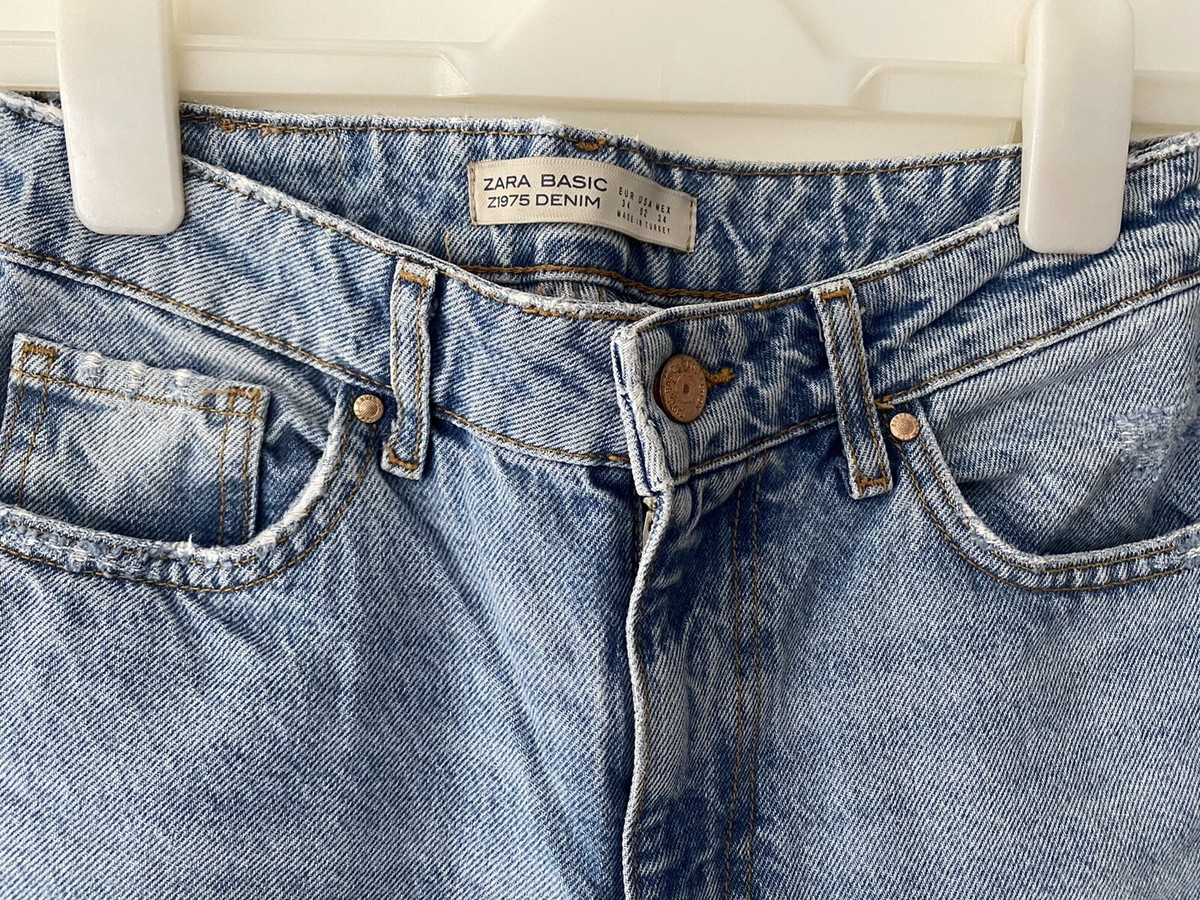 ◯最終値下げ●稀少洋書●JUST REMIX JEANS BLUE● Risen High Rise Side Slit Raw Hem Cropped Jeans – Wild At
