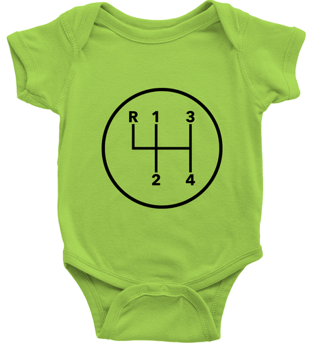 4 Speed Manual Transmission Toddler Kids Tee Youth T-Shirt Infant Baby Bodysuit - Picture 27 of 32