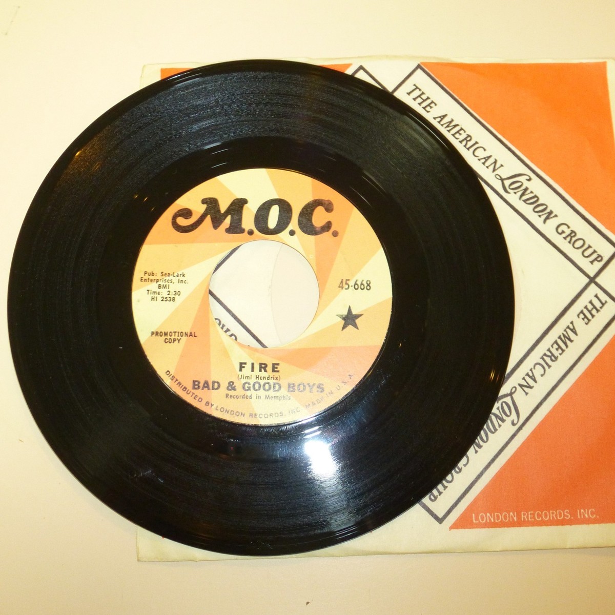 DEEP SOUL 45 RPM RECORD - BAD & GOOD BOYS - M.O.C. 668 - PROMO | eBay