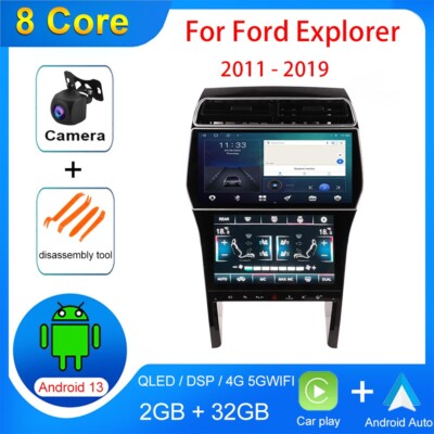 12.3''+10'' Android For Ford Explorer 2011-2019 Car Radio Navig GPS Video Player