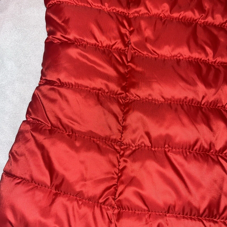 Taifun Women’s Polyester Red White Zip Up Puffer Jacket Sz M - Image 3 of 4