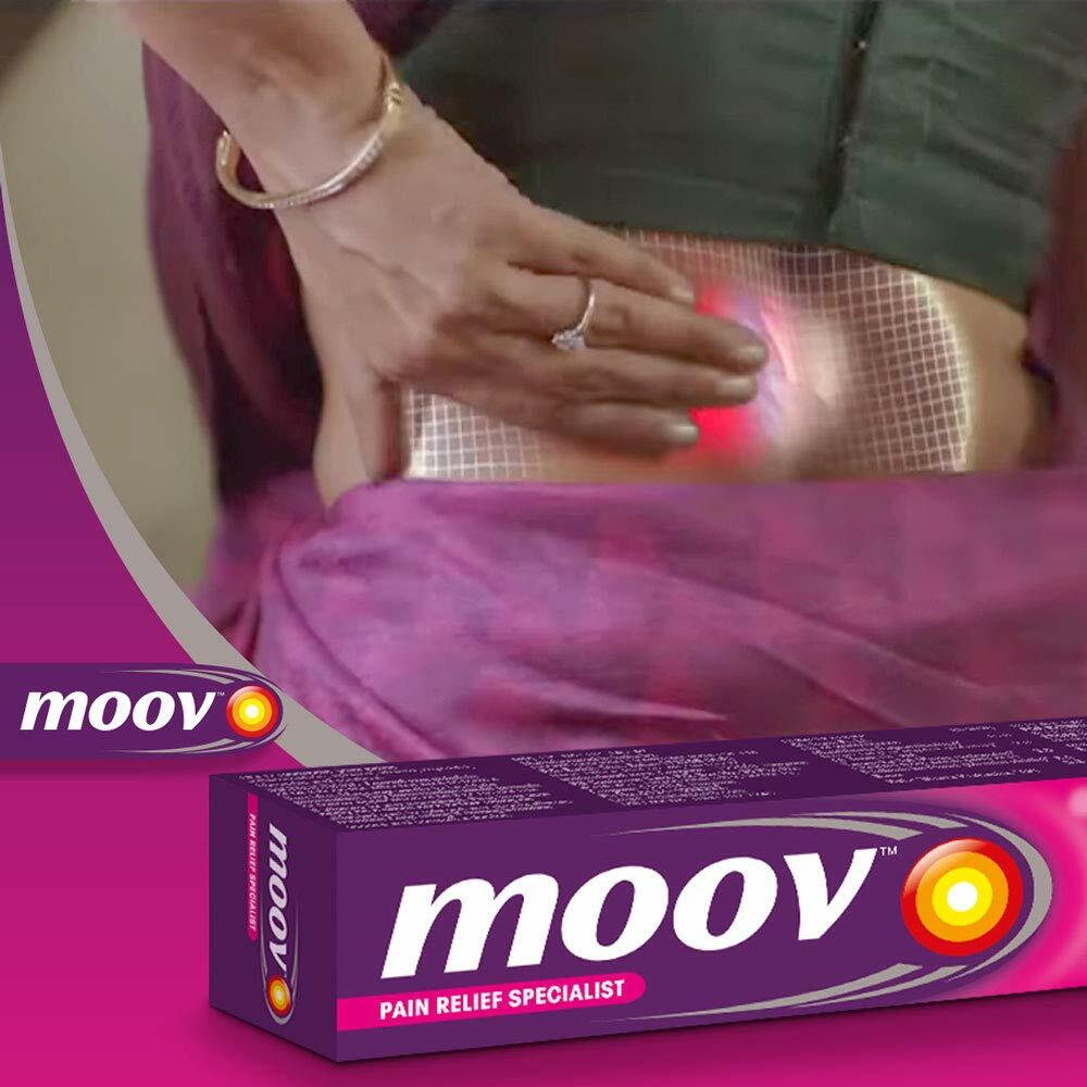 Crème Antidouleur Ayurvédique Moov - Pack De 3 Tubes De 50g - Expire 2025