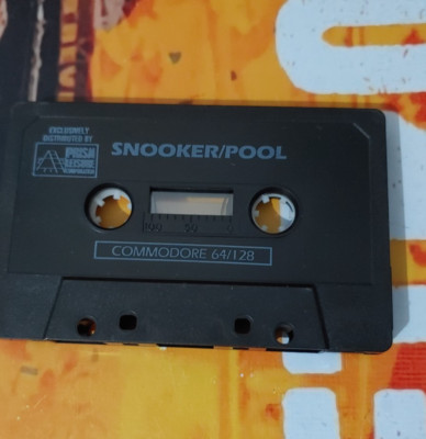 Snooker / Pool (1987) Commodore C64 (Tape) works classic 8-bit