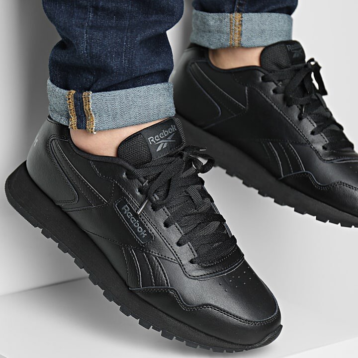 Reebok Classic Glide Men’s Running Shoe Black Athletic Sneakers #322 #028