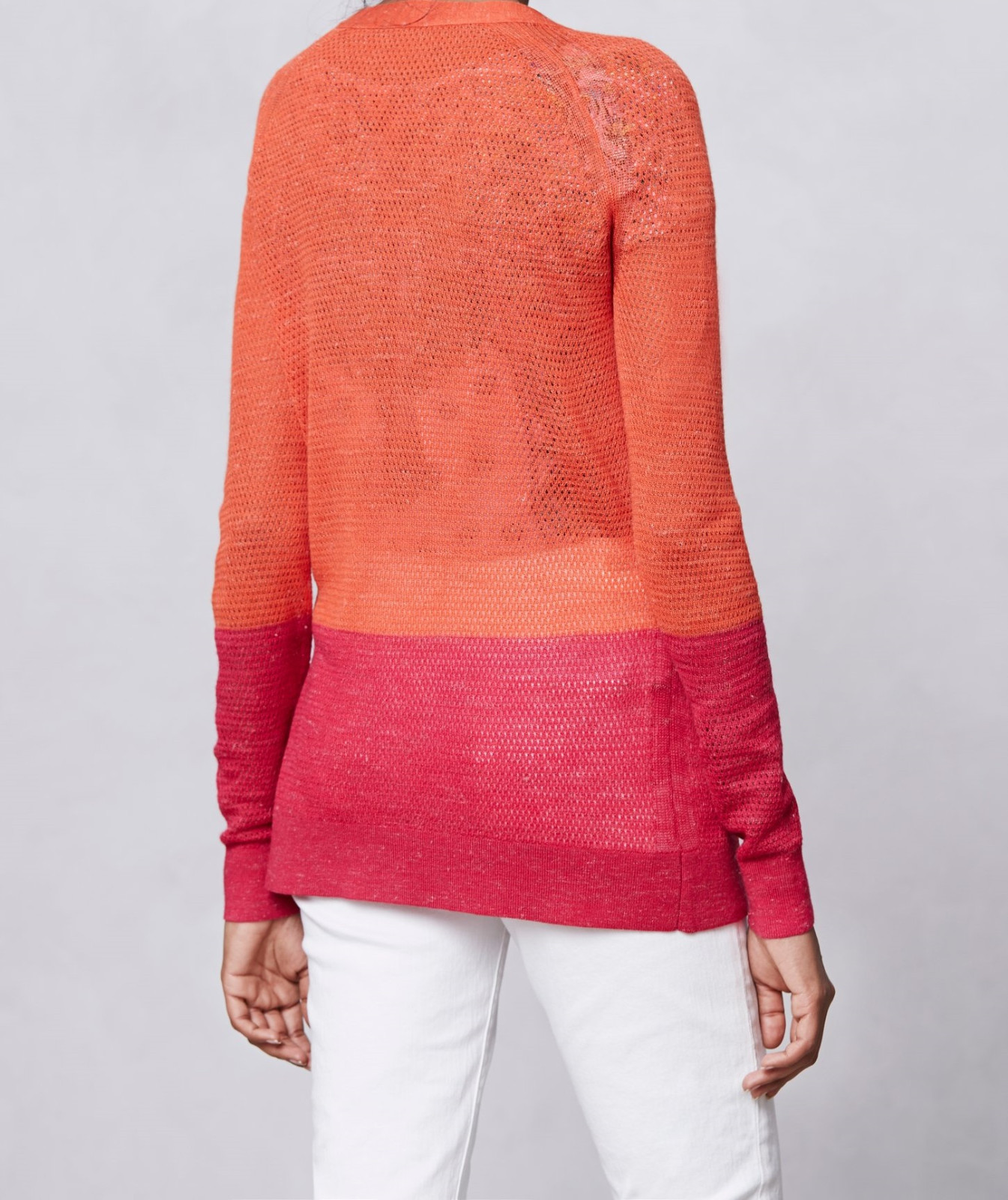 Moth Boyfriend Colorblock Pointelle Cardigan Size XS, M, L NW