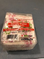 2x 500 TOOTHPICS EACH INDIVIDUALLY WRAPPED. MORE SANIITARY THAN UNWREPPED ONES