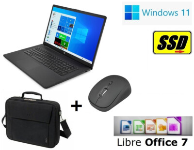 HP INTEL QUAD CORE ~ bis 4000GB (4TB) SSD ~ bis 32GB RAM 17,3'' OFFICE WINDOWS11