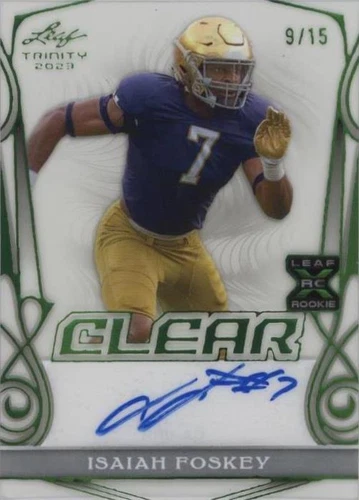 2023 Leaf Trinity Isaiah Foskey #CA-IF1