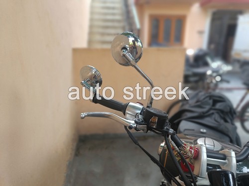 Adatto Per Royal Enfield Shotgun 650 "Specchi Bar End Con Supporti Cromati" - Foto 8 di 12