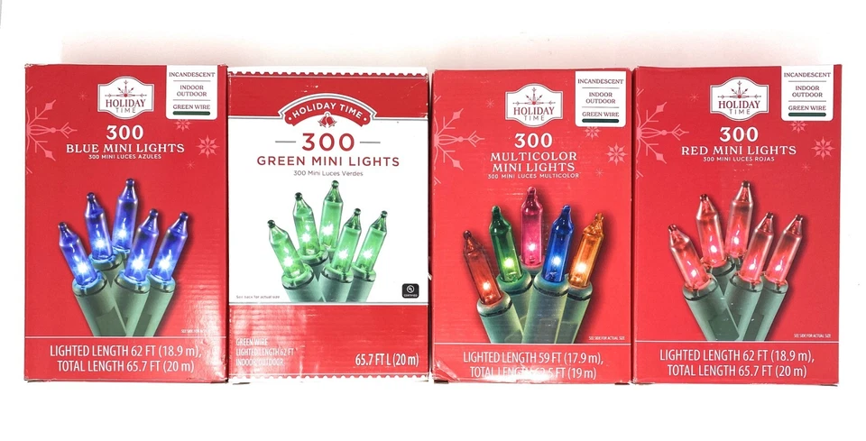 Mini String Lights Holiday/Christmas/Party - Available in Many Styles & Colors - Image 3 of 4