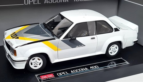 Sunstar 1/18 Opel Ascona 400 Street Car White Diecast Scale Model Car - Picture 3 of 7