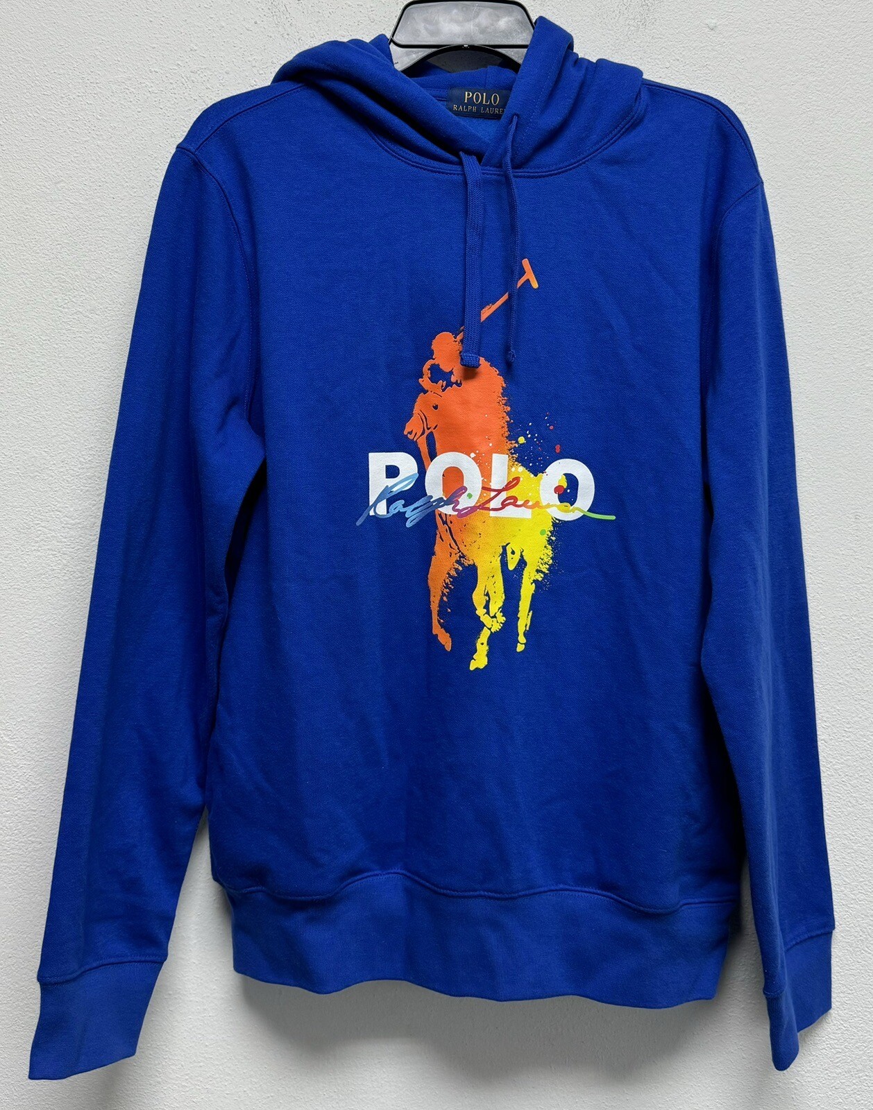 Felpa con cappuccio Polo Ralph Lauren Big Pony con grafica polo pile taglia M
