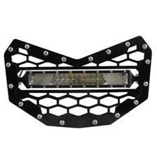 UTV LED Light Bar & Mesh Grill Bumper for Can-Am Maverick X3 2017-2022