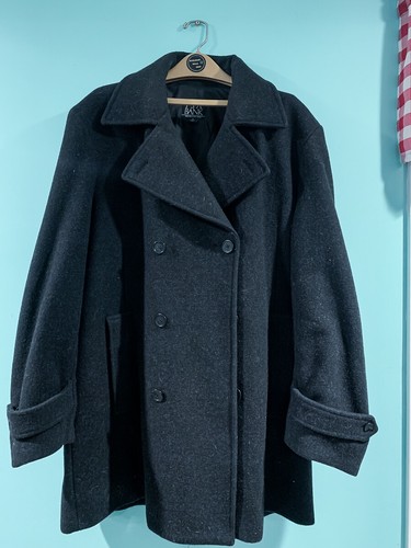 Jos A Banks Peacoat Wool Extra Large  (XL) NICE!