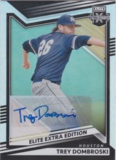 2022 Elite Extra Edition Auto #133 Trey Dombroski Houston Astros