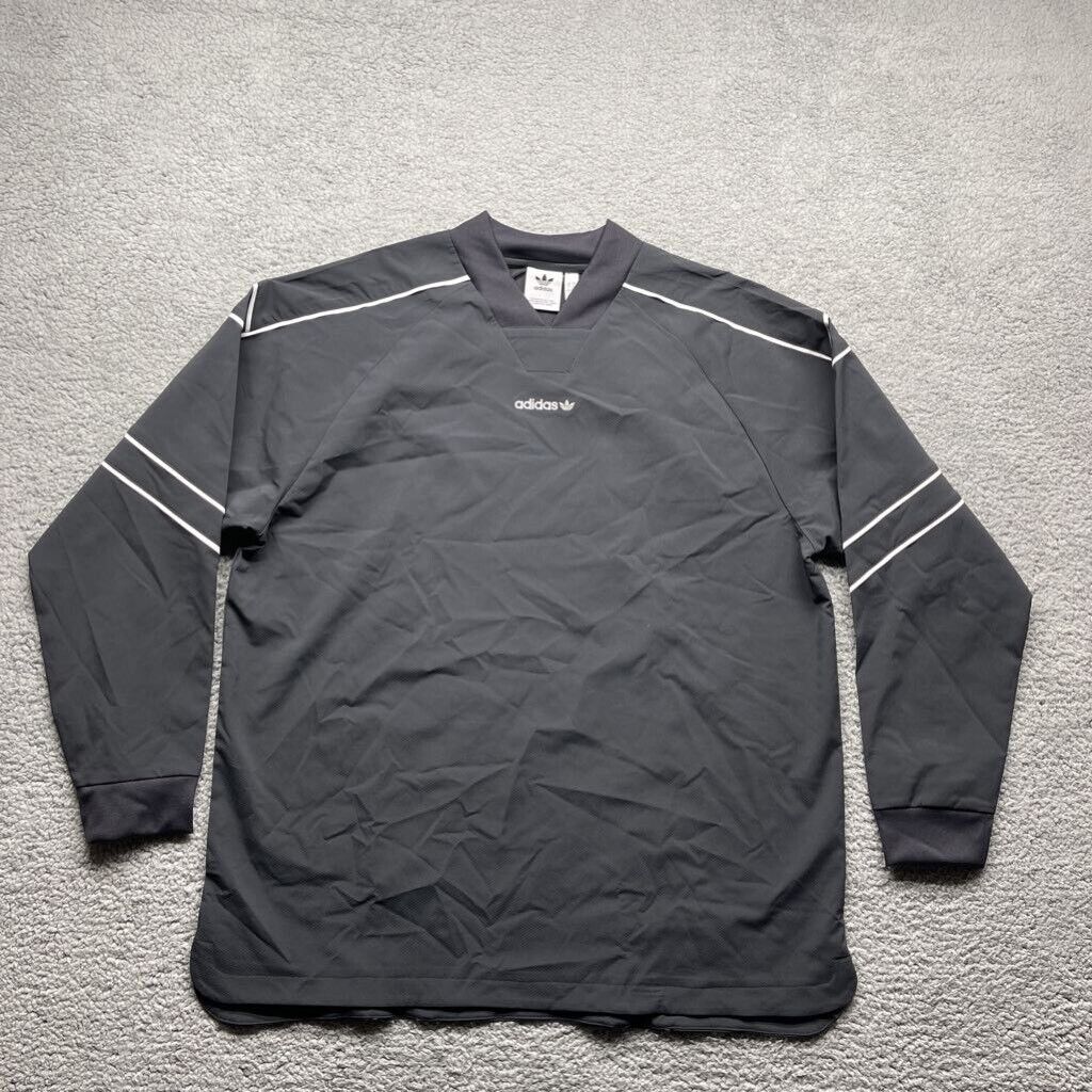 Cantina crédito Documento Adidas Mens Originals EQT Goalie Top Shirt Gray Long Sleeve Stretch XL New  | eBay
